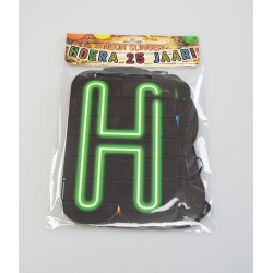 Paperdreams Neon Slinger 5m - Hoera 25 jaar!