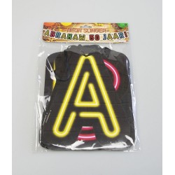 Paperdreams Neon Slinger 5m - Abraham 50 jaar!