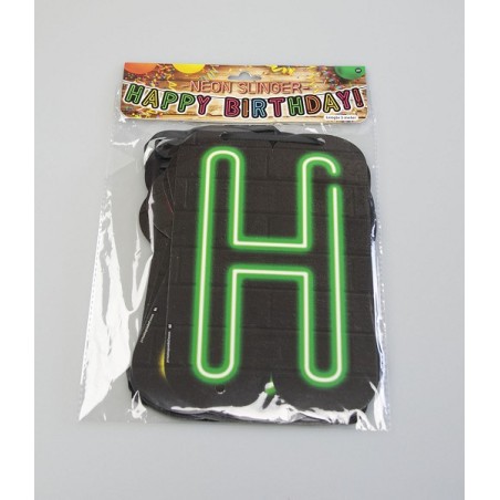 Paperdreams Neon Slinger 5m - Happy birthday!