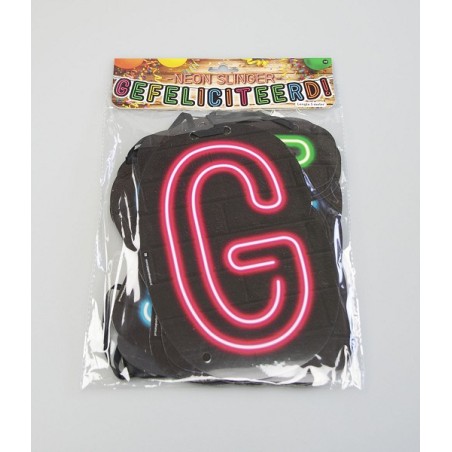 Paperdreams Neon Slinger 5m - Gefeliciteerd!