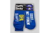 Paperdreams Chaussettes amusantes - Grand-père dort sssst