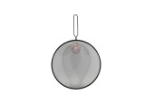 Spatdeksel rond 29cm mat zwart
