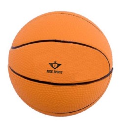 Ballon de basket en mousse souple Ø12,5cm orange