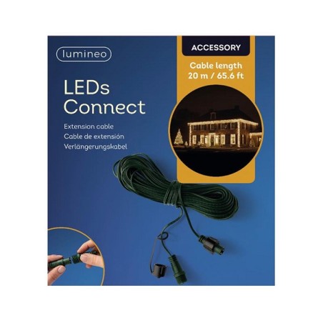 Lumineo LED's connect Couplage rallonge d'éclairage extérieur vert 2000cm