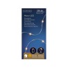 Lumineo micro LED streng zilver/klassiek warm 95cm-20L op batterij