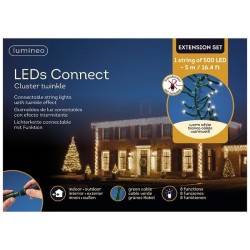 Lumineo LED&apos;s Connect Koppelverlichting Cluster Twinkle Verlengset Warm Wit