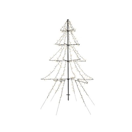 Lumineo éclairage extérieur LED en forme de sapin de Noël sur