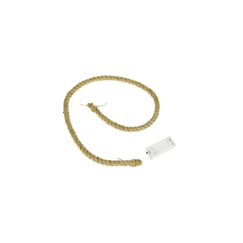 Dijk Natural Collections éclairage en corde de jute 20 LED 1 mètre x1,2cm