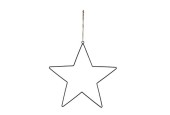 Étoile suspendue en métal 38cm idéale pour les ateliers