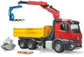Bruder Mercedes Benz Arocs bouwvrachtwagen met kraan en accessoires