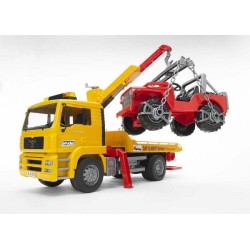 Bruder MAN TGA Takelwagen Met Jeep