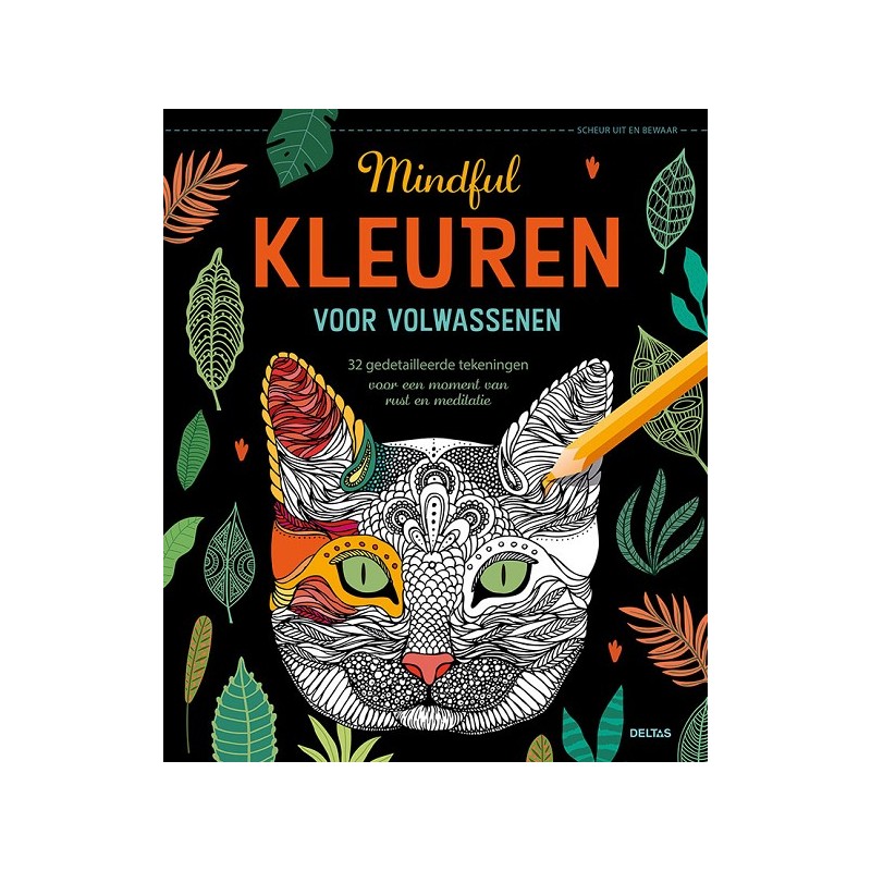 Deltas Mindful kleuren voor volwassenen