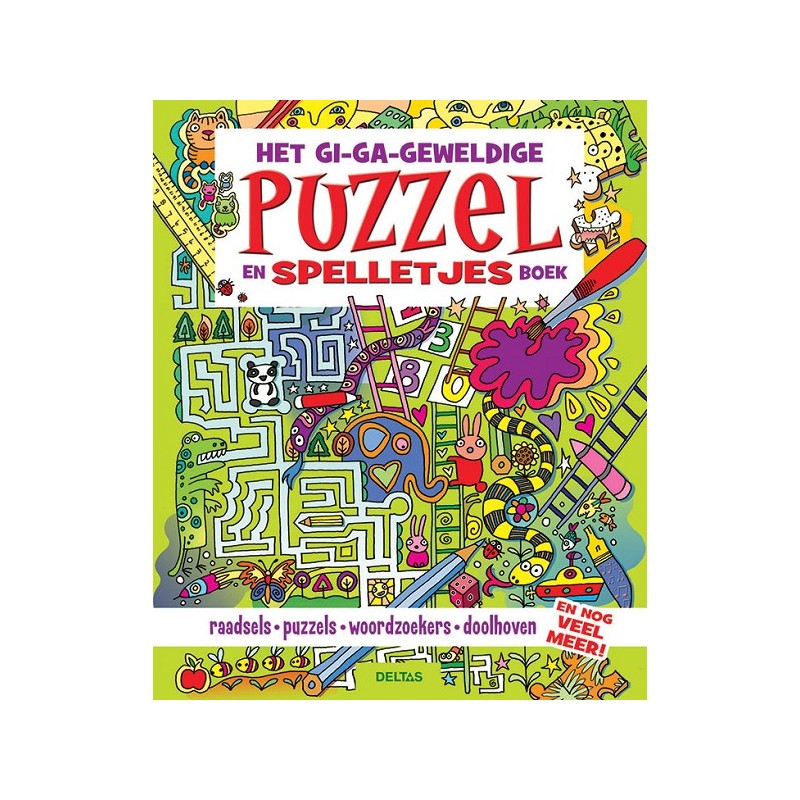 Deltas Le gigantesque livre de puzzles et de jeux