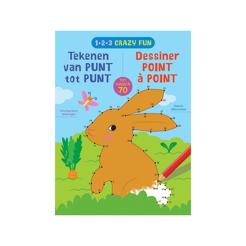 Deltas 1-2-3 Crazy Fun - Dessin point à point jusqu'à 70