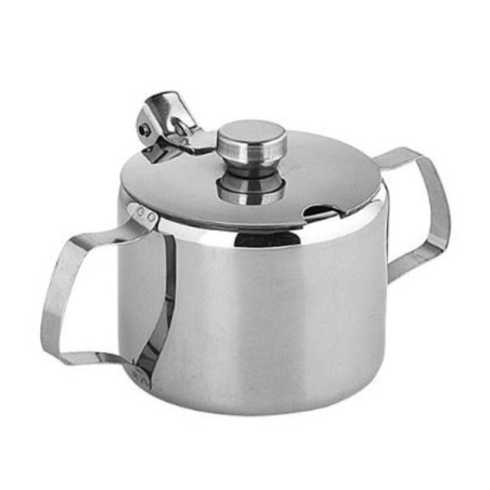 Suikerpot 280ml roestvrijstaal 18/8, hoogglans gepolijst