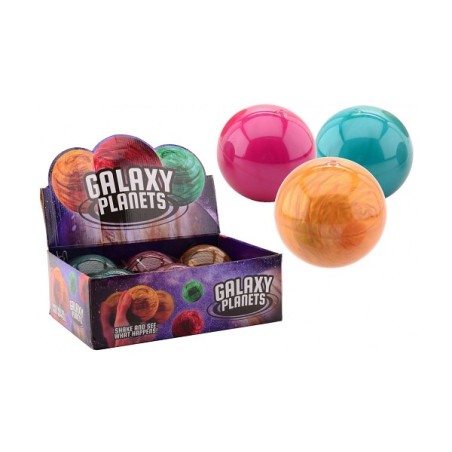 John Toy Planeet glitterbal Ø10cm