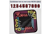 Paperdreams Huldeschild neon 50 cm  - Blanco