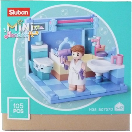Sluban Mini salle de bain artisanale 105 pièces