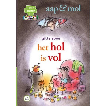 Kluitman Aap en Mol Het hol is vol (AVI Start)
