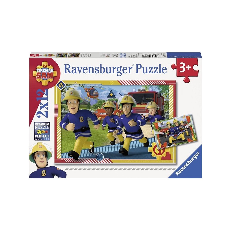 Ravensburger puzzle Sam et son équipe 2x12pcs