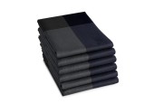 DDDDD Theedoek Blend grafiet 60x65cm 6 stuks