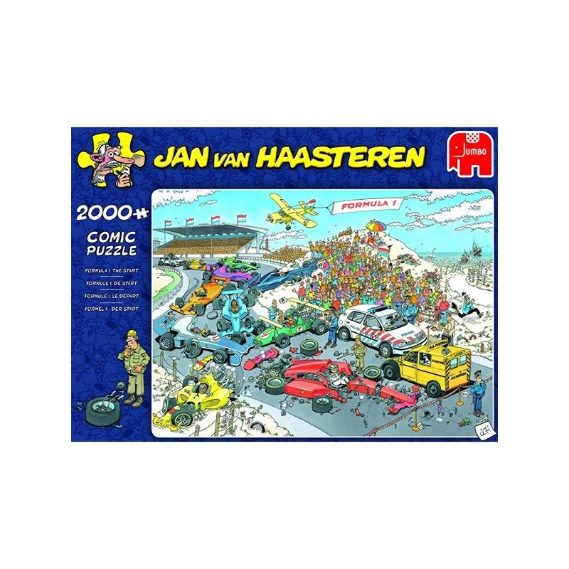Puzzle géant Jan van Haasteren : Formule 1, le départ 2000pcs