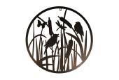 Esschert Design Décoration murale métal autour des oiseaux 60x60x1,5cm