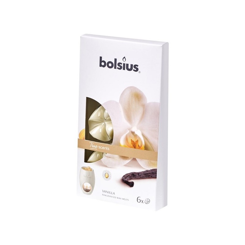 Bolsius Waxmelts True Scents Vanille 6 stuks