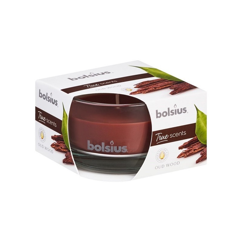 Bolsius Verre à Parfum 80/50 True Scents Vieux Bois