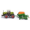 Siku 1826 Claas Xerion tractor met Cayena zaaimachine