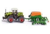 Siku 1826 Claas Xerion tractor met Cayena zaaimachine