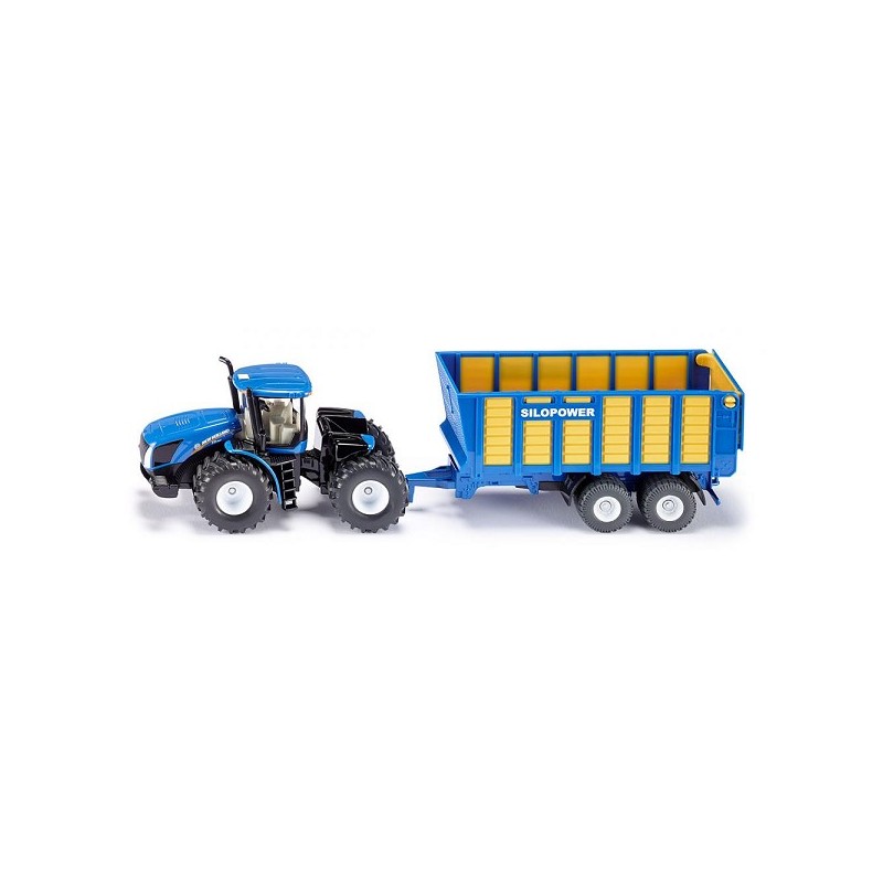 Siku 1947 New Holland knikarm traktor met tankwagen