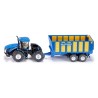 Siku 1947 New Holland knikarm traktor met tankwagen