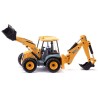 siku 3558, Tractopelle JCB 4CX, 1:50, métal/plastique, jaune, nombreuses fonctions