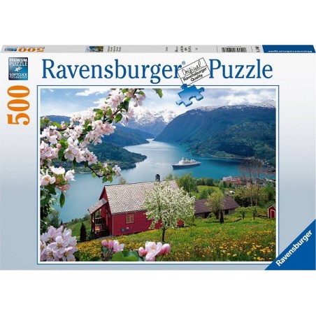 Ravensburger puzzel Skandinavische Idylle 500 stukjes