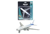 Toi Toys Pull back vliegtuig metaal 14x13cm