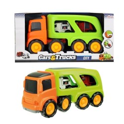 Camion Toi Toys XXL avec 2 véhicules de secours