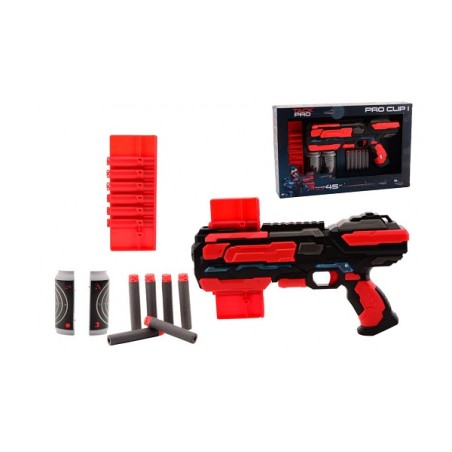 John Toy Tack Pro Clip avec 6 fléchettes et lumière, 29 cm
