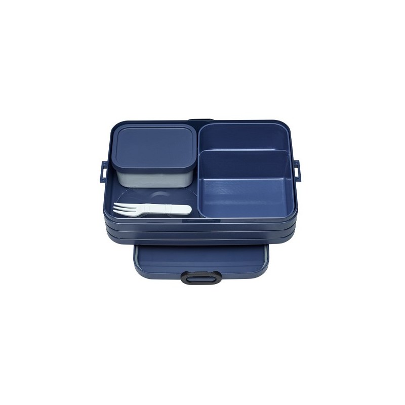 Mepal bento lunchbox take a break large - nordic denim