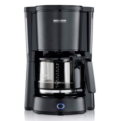 Severin Filter Koffiezetapparaat 1000W 10-kops 1,25L Mat Zwart