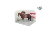 Boîte de lavage pour chevaux Kids Globe 15x17,5x12cm rose (hors accessoires et cheval)