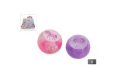 Balle rebondissante licorne avec lumière 6,5cm