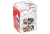 Alpina Pot de conservation pot empilable verre 2 couches Ø16x28cm