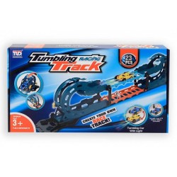 Racetrack Tumbling 23 pièces + voiture avec lumière (fonctionne sur USB)