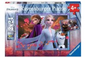 Ravensburger puzzel Frozen 2  IJzige avonturen 2x24 stukjes