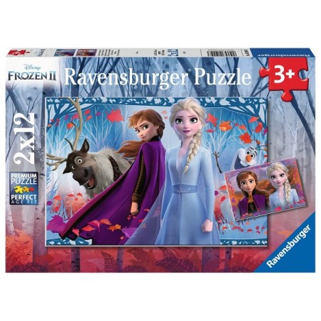 Ravensburger puzzle La Reine des Neiges 2 Le voyage vers l'inconnu 2x12 pièces