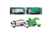 Toi Toys Vuilniswagen/tankwagen metaal 18cm