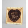 Paperdreams Wooden sign - All you need is love