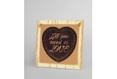 Paperdreams Wooden sign - All you need is love