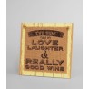 Paperdreams Wooden sign - This home runs on love